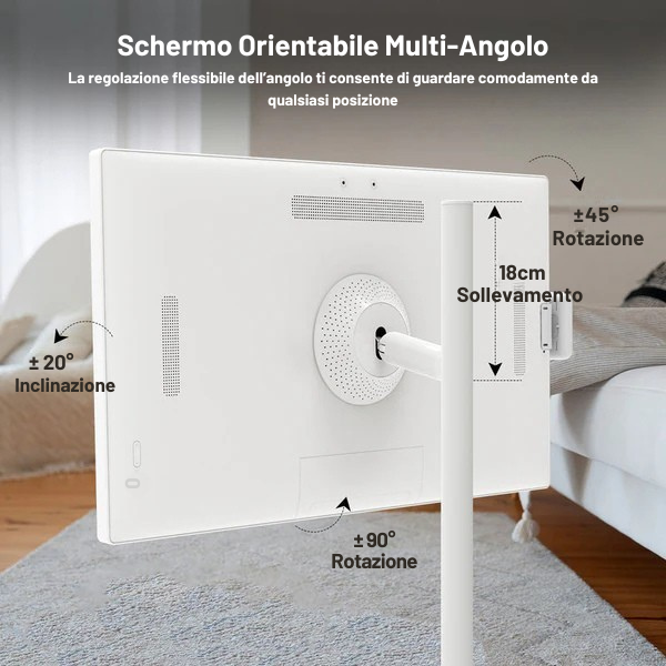Luxerta Smart Touch TV Portatile