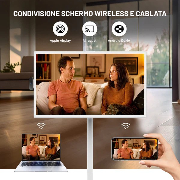 Luxerta Smart Touch TV Portatile