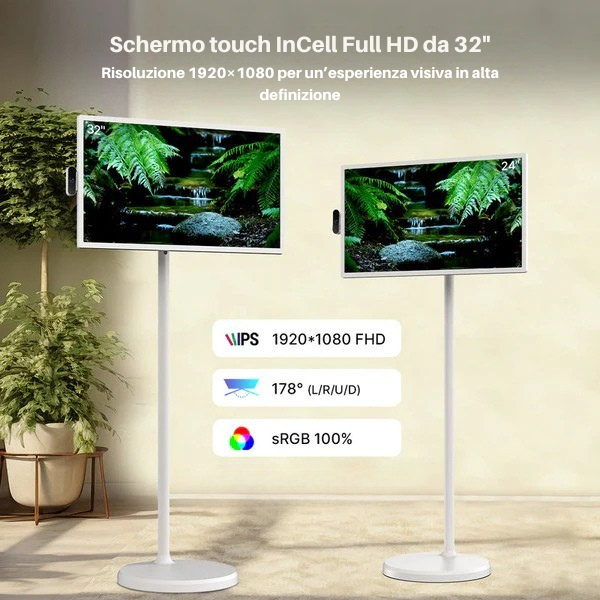 Luxerta Smart Touch TV Portatile