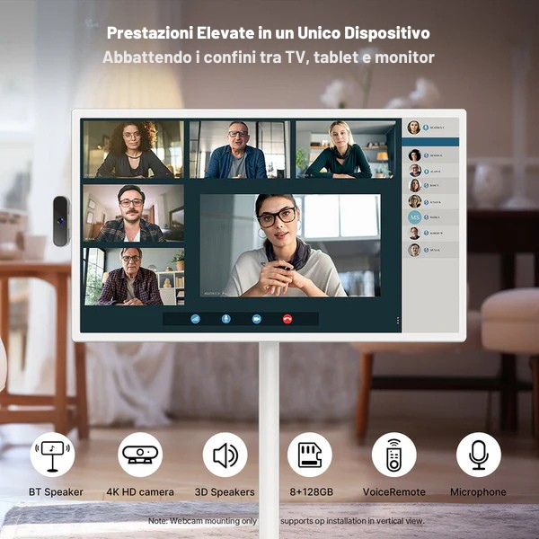 Luxerta Smart Touch TV Portatile